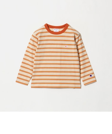 ＜Champion＞ボーダー ロングスリーブ Tシャツ / キッズ 110cm-130cm