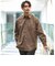 【WEB限定】JUST fit コットンライク リラックス シルエット 長袖 シャツ