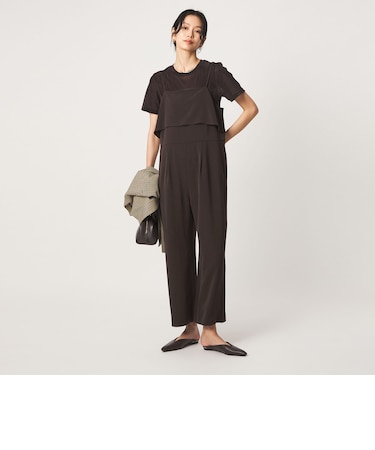 ［size SHORT/TALLあり］レイヤード オールインワン ストレッチ