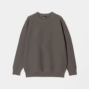 【WEB限定】ガーター編み クルーネック ニット
