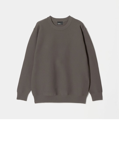 【WEB限定】ガーター編み クルーネック ニット