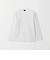 オーガニック コットン ポンチ クルーネック 長袖 Tシャツ
