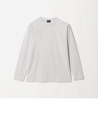 オーガニック コットン ポンチ クルーネック 長袖 Tシャツ