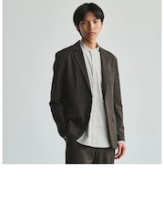 ウォッシャブル サージ ナロー ジャケット -2WAYストレッチ-