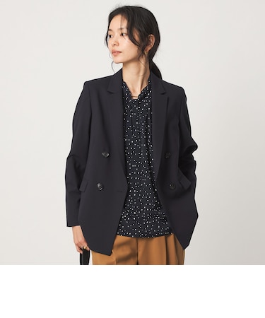［size SHORT/TALLあり］カチリラ ダブル ジャケット ウォッシャブル ストレッチ