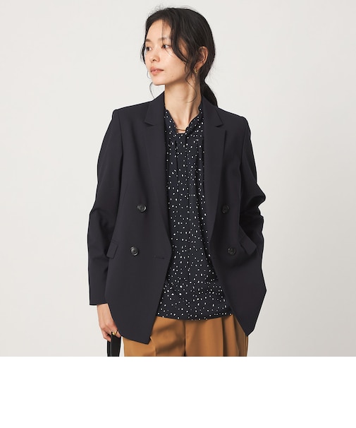 ［size SHORT/TALLあり］カチリラ ダブル ジャケット ウォッシャブル ストレッチ