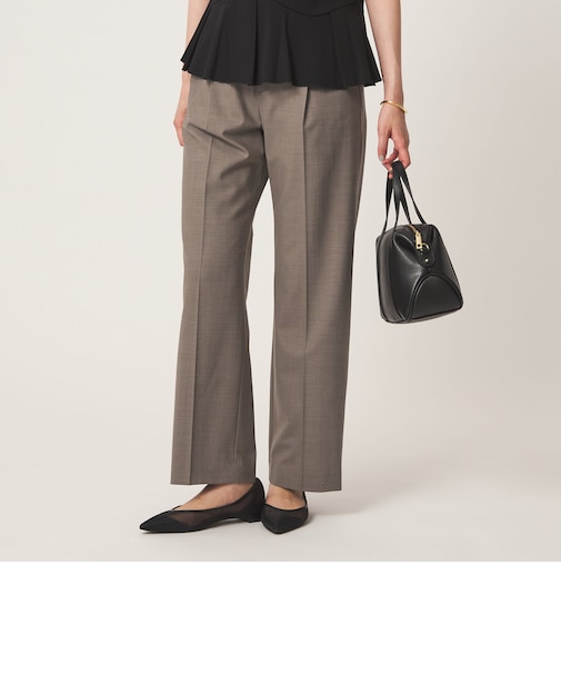 ［size SHORT/TALLあり］カチリラ ストレート パンツ ウォッシャブル ストレッチ