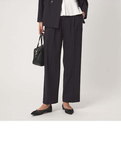 ［size SHORT/TALLあり］カチリラ ストレート パンツ ウォッシャブル ストレッチ