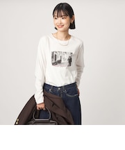 ロゴ ロングスリーブ カットソー