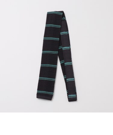 ＜Bleck＞6.5cm ニット ボーダー2 ネクタイ ニットタイ