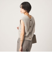 ヘアリー 2WAY ニット ベスト