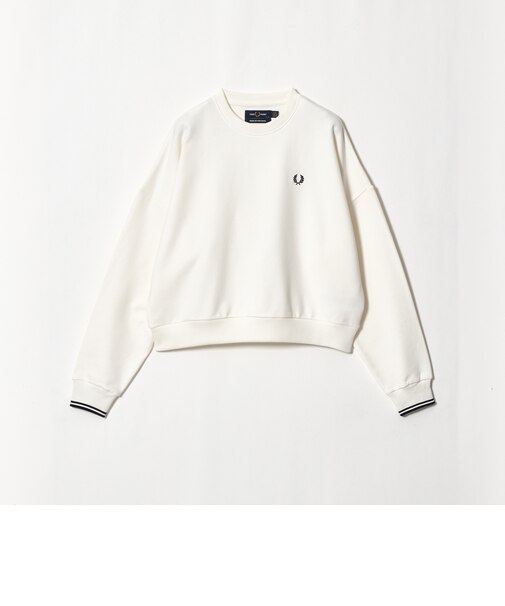 【別注】＜FRED PERRY＞クルーネック ショート スウェット