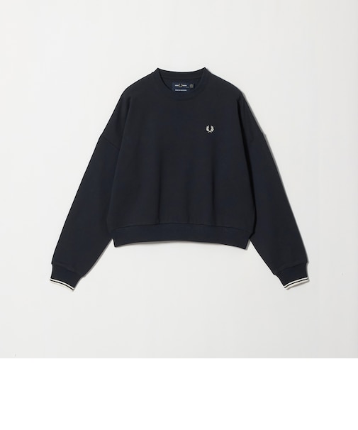 【別注】＜FRED PERRY＞クルーネック ショート スウェット