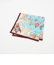 <Dieffe Kinloch>コットン プリント ハンカチ