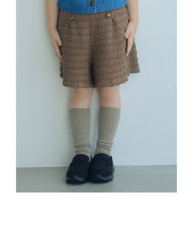 カットジャガード キュロット パンツ / キッズ 120cm-160cm