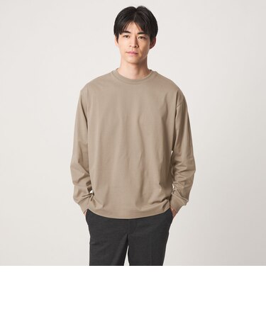 【WEB限定】JUST fit デイリー ワイド 長袖 Tシャツ -吸水速乾・抗菌-