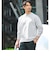 【WEB限定】JUST fit クリーン カノコ ワイド クルーネック 長袖 Tシャツ -抗菌-