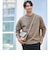 【WEB限定】JUST fit クリーン カノコ ワイド クルーネック 長袖 Tシャツ -抗菌-