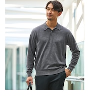 【WEB限定】JUST fit ハイゲージ ジャケイン ニットポロ