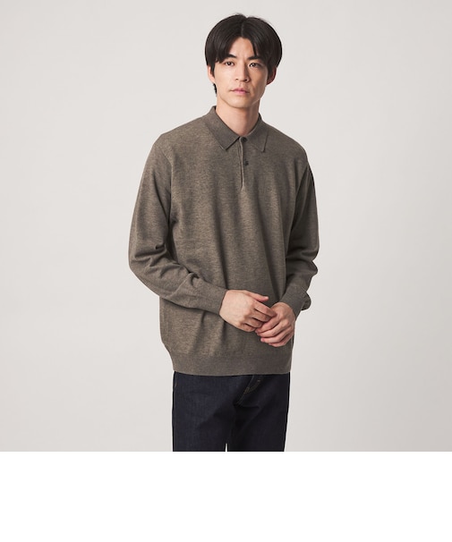 【WEB限定】JUST fit ハイゲージ ジャケイン ニットポロ