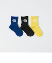 ＜THE NORTH FACE＞ロゴ 3P クルーソックス / キッズ 19cm-21cm