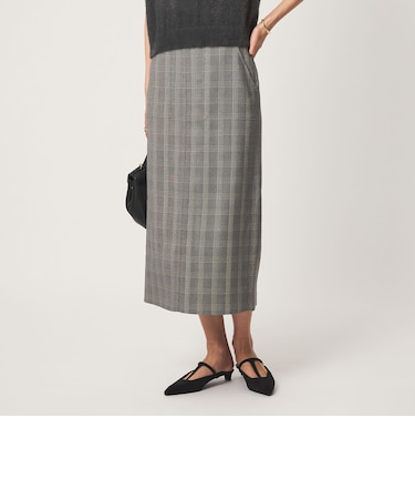 Daily Chic Iライン スリム スカート ストレッチ