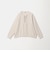 【WEB限定】＜at ease＞ダブルフェイス レースアップ プルオーバー カットソー