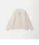 【WEB限定】＜at ease＞ダブルフェイス レースアップ プルオーバー カットソー