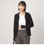 ＜1_OF MINE＞2WAYネック ニット カーディガン マシンウォッシャブル