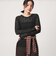 【WEB限定】＜at ease＞レース プルオーバー カットソー