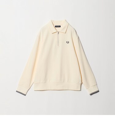 <FRED PERRY>ハーフジップ 長袖 スウェット
