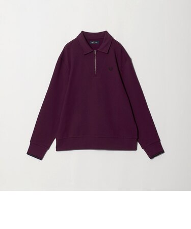 <FRED PERRY>ハーフジップ 長袖 スウェット