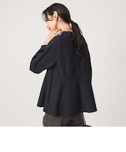 ライト ダブルクロス ブラウス ウォッシャブル ストレッチ