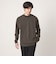 ロングファイバー クリア モックネック 長袖 Tシャツ カットソー