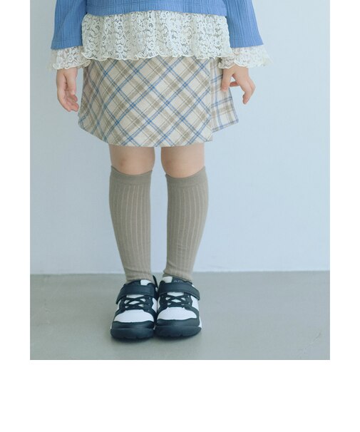 キモウ チェック キュロット スカート / キッズ 100cm-160cm