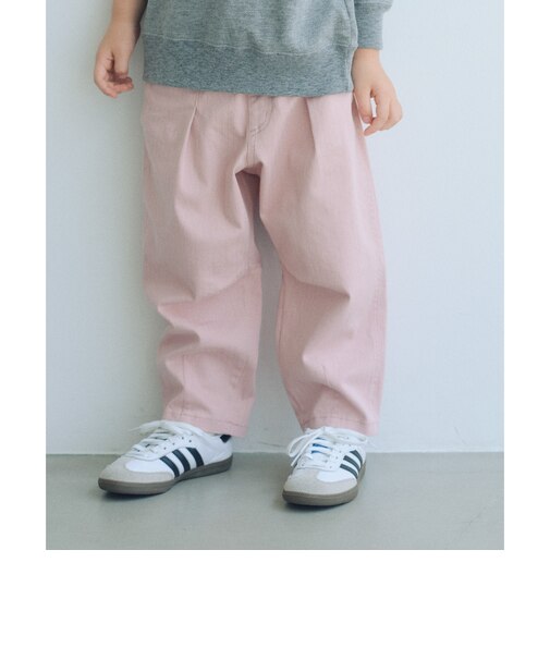 【スタメンシリーズ】ストレッチ ヘリンボーン カーブパンツ / キッズ 100cm-160cm
