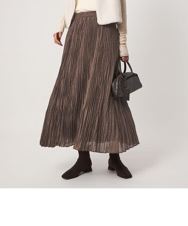 ［size SHORT/TALLあり］ドット プリーツ スカート