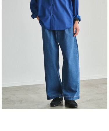 【別注/WEB限定】<3/2 WORKS>GLR ワイド デニム パンツ