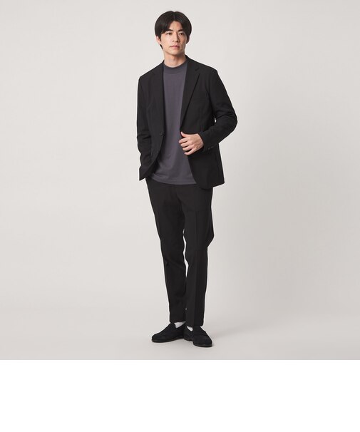 【WEB限定】JUST fit ウールライク ナロー セットアップ ジャケット&パンツ -ストレッチ-