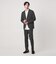 【WEB限定】JUST fit ウールライク ナロー セットアップ ジャケット＆パンツ -ストレッチ-