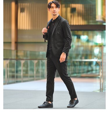 【WEB限定】JUST fit コーデュロイ ナロー セットアップ ジャケット&パンツ