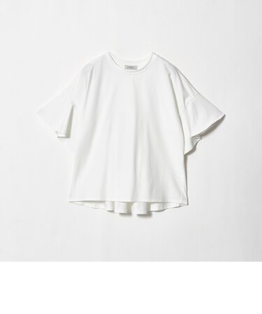 【WEB限定】袖フリル プルオーバー カットソー 接触冷感 UVカット 遮熱