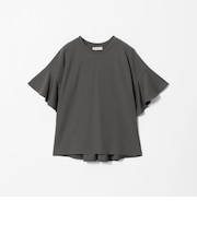 【WEB限定】袖フリル プルオーバー カットソー 接触冷感 UVカット 遮熱