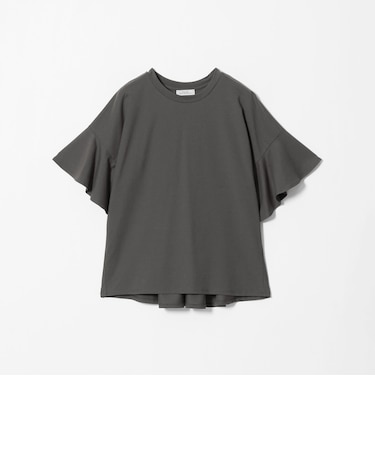 【WEB限定】袖フリル プルオーバー カットソー 接触冷感 UVカット 遮熱