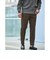 【WEB限定】JUST fit ウールライク 1プリーツ イージーパンツ -ストレッチ-