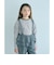 【COOL CHIC GIRLS STYLE】ボーダー シャーリング プルオーバー / キッズ120cm-160cm