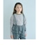 【COOL CHIC GIRLS STYLE】ボーダー シャーリング プルオーバー / キッズ120cm-160cm