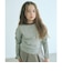 【COOL CHIC GIRLS STYLE】ボーダー シャーリング プルオーバー / キッズ120cm-160cm