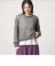 【WEB限定】<at ease> ニット × Tシャツ セット