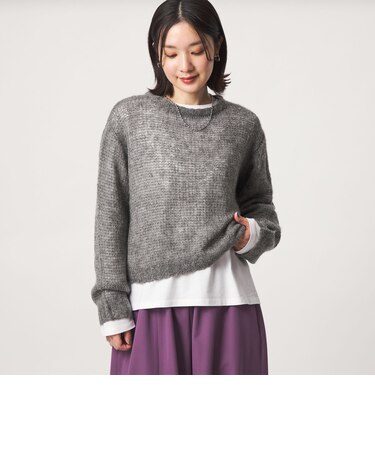【WEB限定】＜at ease＞ ニット × Tシャツ セット
